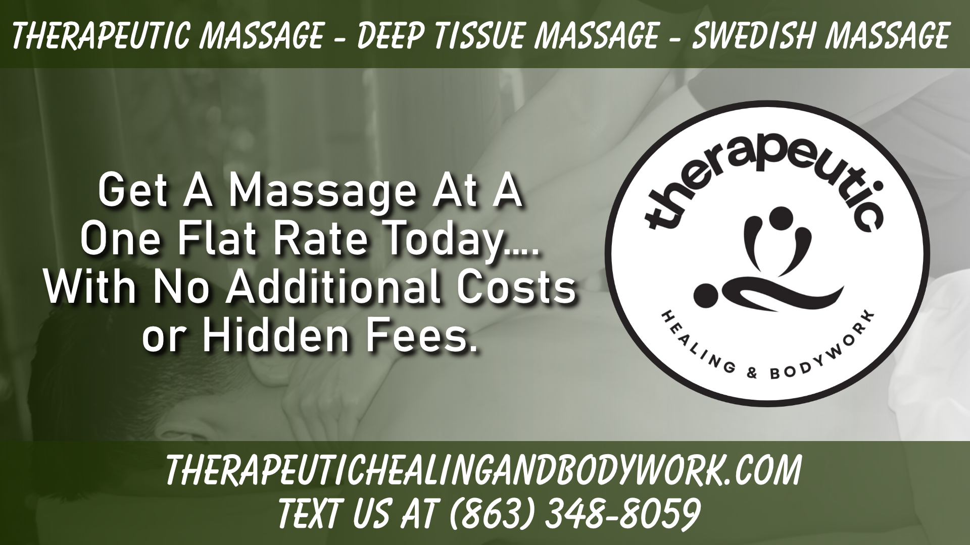 Flat Rate Massage in Oviedo